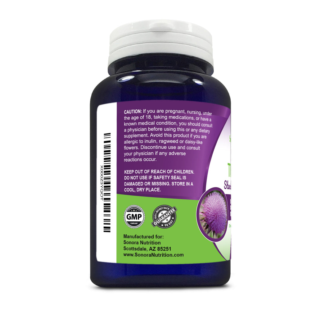 Milk Thistle Standardized Extract 80% - 200 Capsules