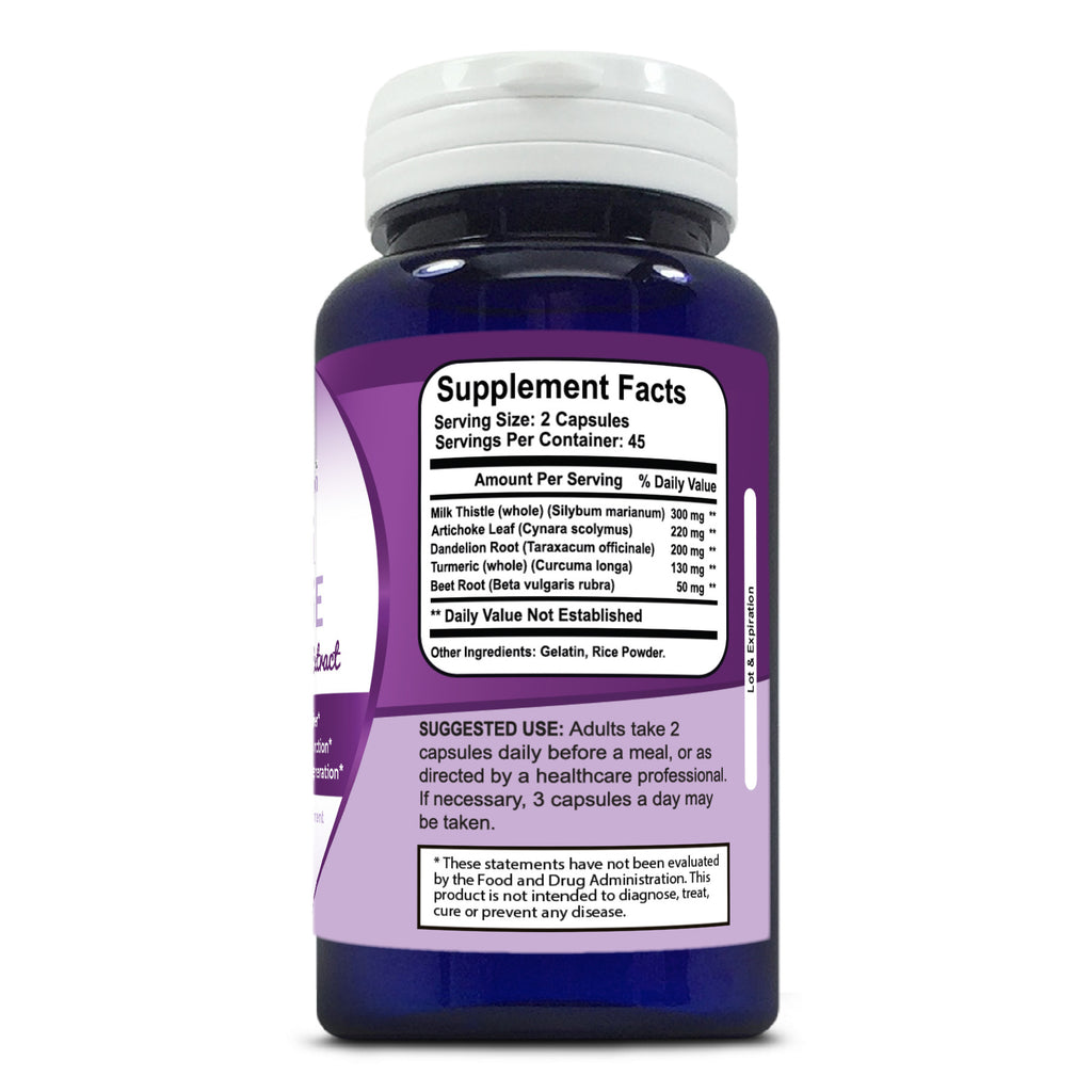Liver Cleanse with Milk Thistle - 90 Capsules