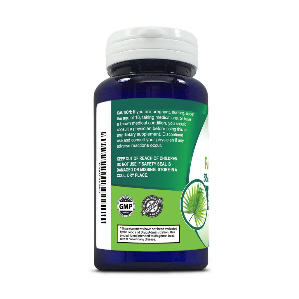 Saw Palmetto Standardized Extract - 100 Capsules