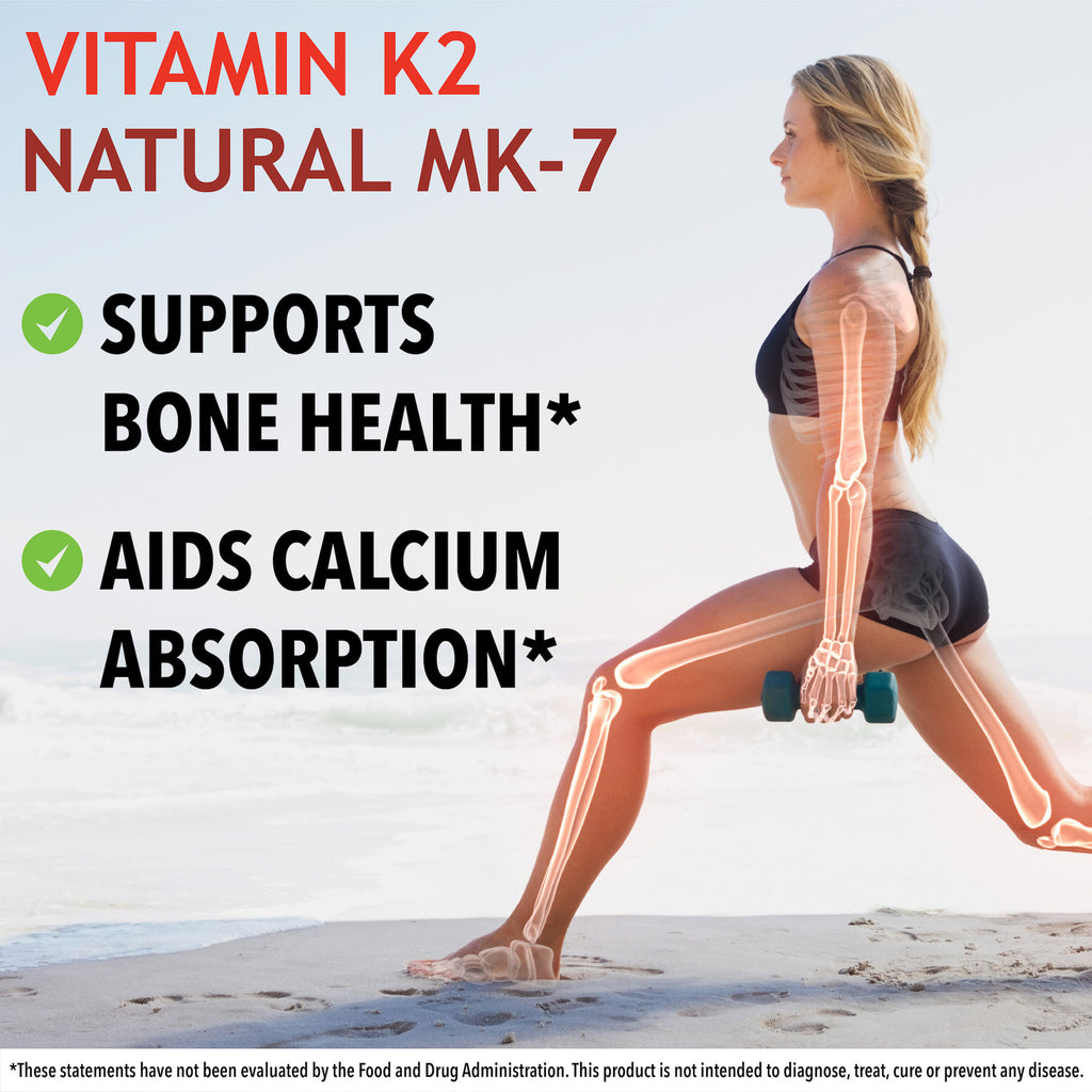 Vitamin K2 Natural MK-7 - 100 Capsules