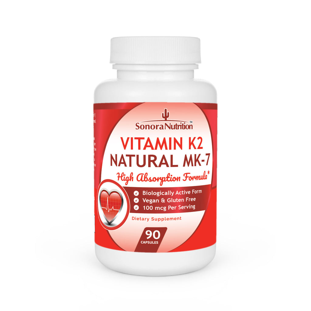 Vitamin K2 Natural MK-7 - 100 Capsules