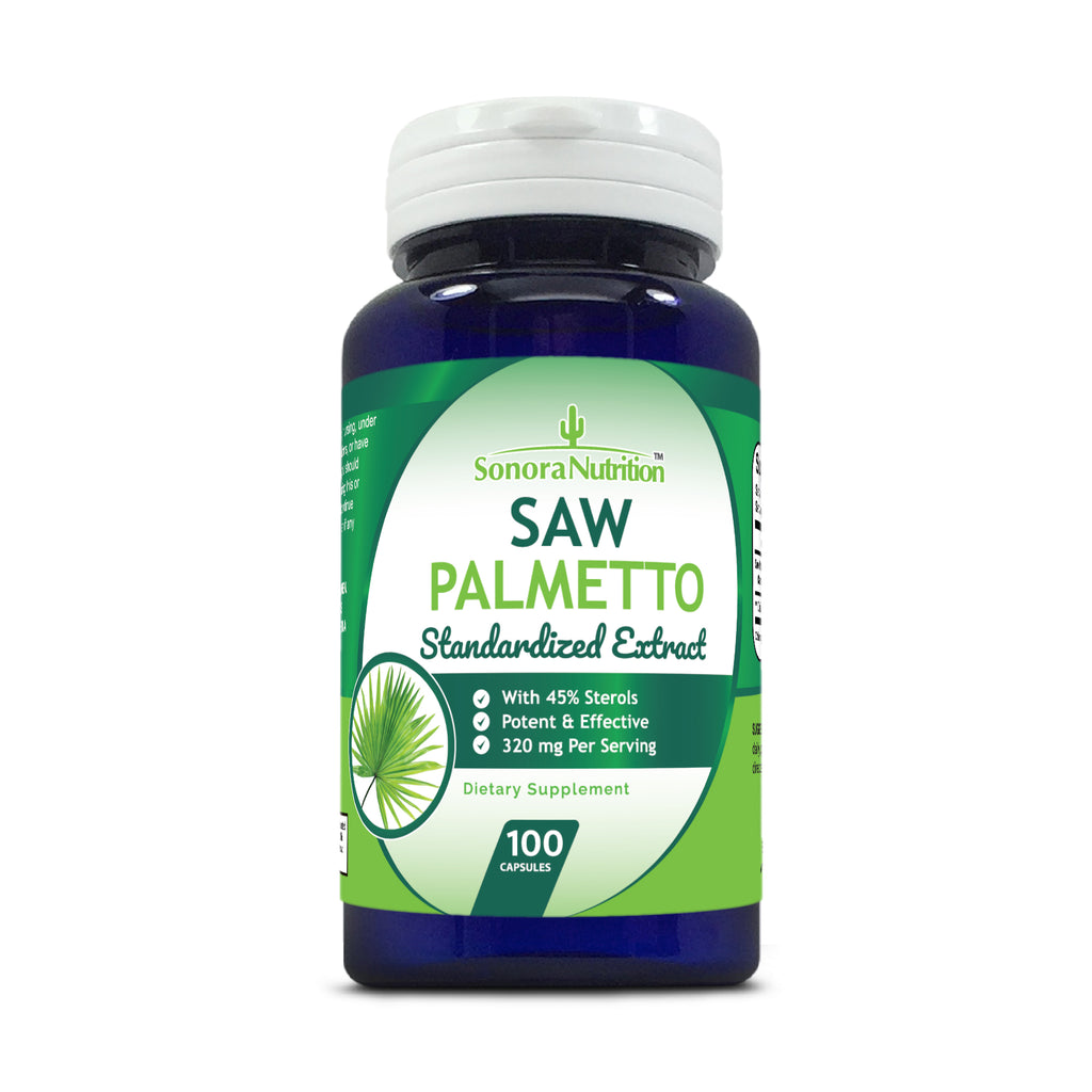 Saw Palmetto Standardized Extract - 100 Capsules